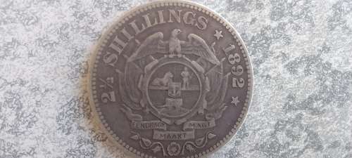 1892 ZAR 2 1/2 Shilling