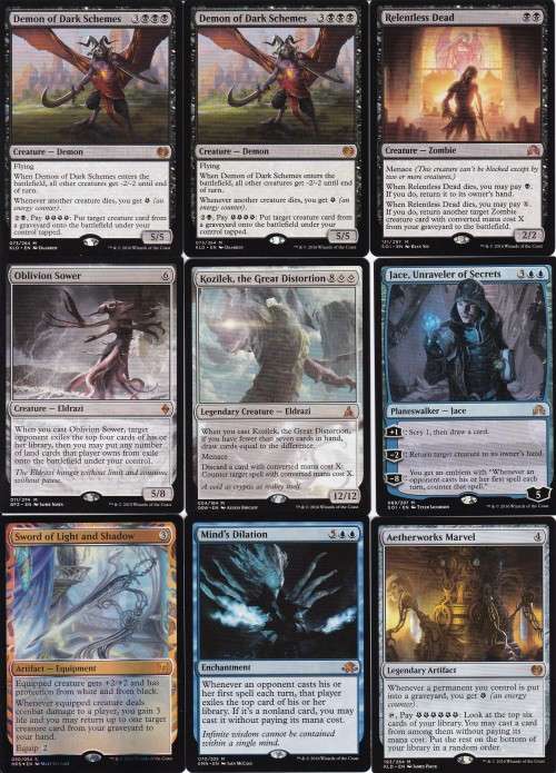 LOT: MTG cards, Yugioh Starter Deck Yugi + extras, various collectible Marvel and DC cards