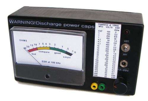 Capacitor tester/Ohm meter - working condition