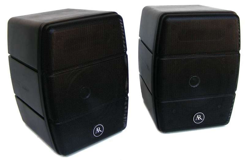 Pair of wall mount Acoustic Research - AR Edge speakers - Excellent condition with mounts