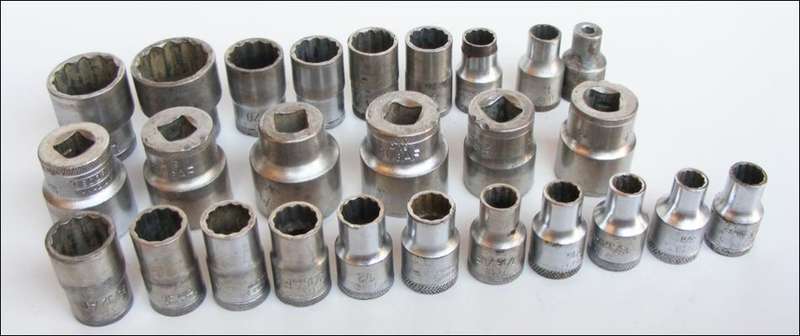 Lot of 26Gedore sockets