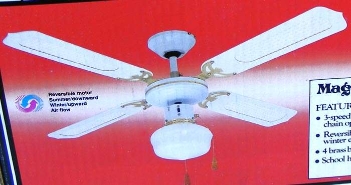 New Quality Master 3 Speed 105cm Reversible ceiling fan with light