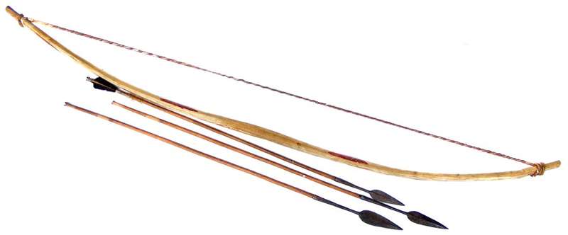 Traditional Bushman/Koi Hunting Bow and Arrows