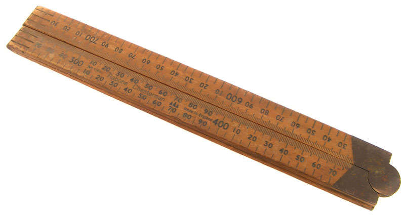 Rabone Chesterman Wooden folding ruler