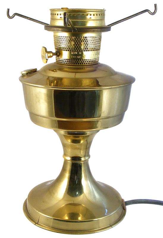 Aladdin Brass Lamp Converted To Electric
