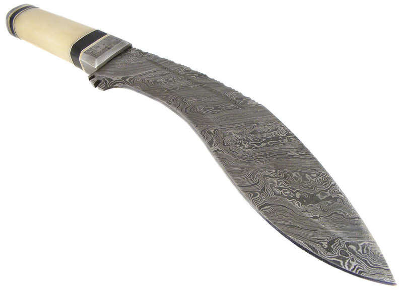 Fantastic Custom Damascus Blade Kukri Dagger/Knife - Hand Forged - Khukri Khukuri