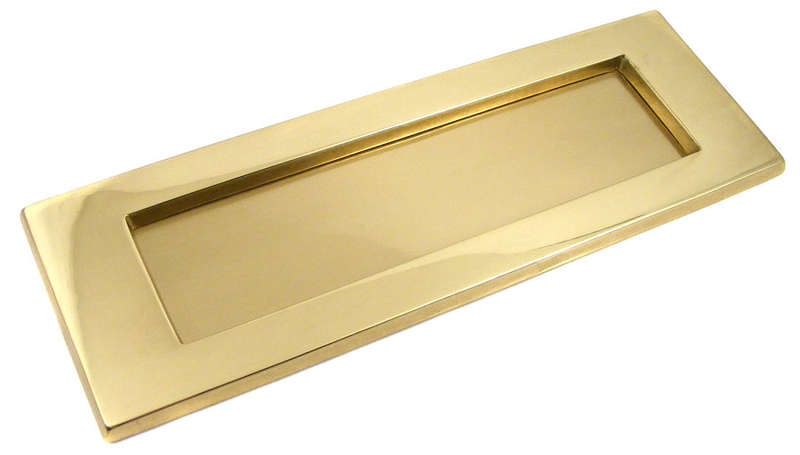 Solid Brass Letterbox Slot - brand new old stock