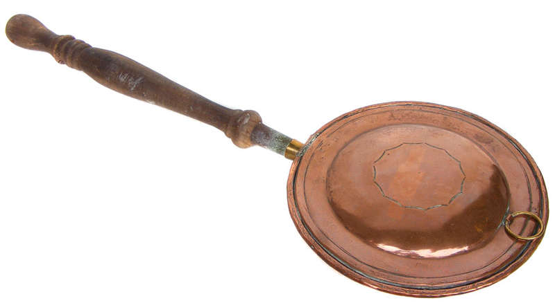Antique De Klerk Original Copper Bed Warmer