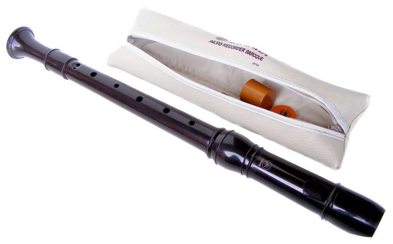 Vintage YAMAHA Alto Baroque Recorder in Pouch