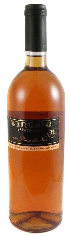 1999 Vintage Bergsig Blanc De Noir - only 1 Available - 14 year old collector's wine