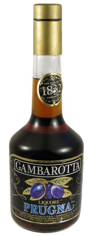 Italian Gambarotta Liquore Prugna - Scarce Vintage Collectable Prune Liqueur