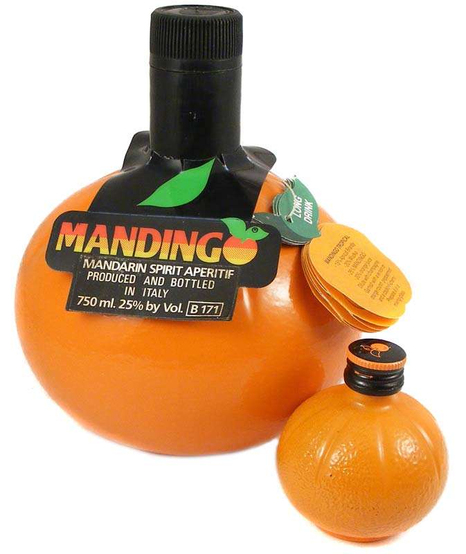 Mandingo Italian Mandarin Spirit Aperitif  -750ml + Free mini bottle