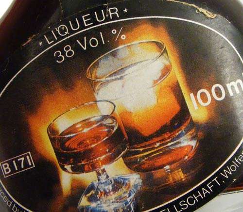 Vintage German Schlehenfeuer - Scarce Fruity Herb Liqueur! 100ml - Nice gift