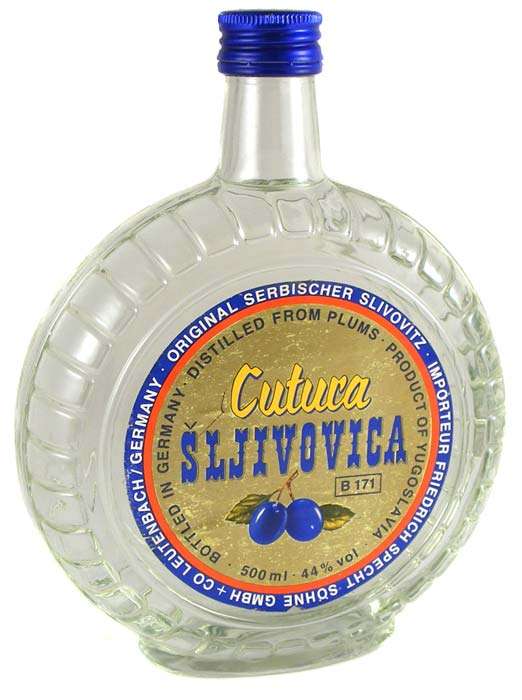 Very Scarce Cutuca Sljivovica Original Serbischer Plum Slivovitz - Vintage collectable - Yugoslavia