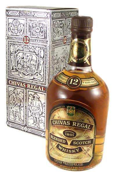 1990's Vintage Chivas Regal 12 Year Old Blended Scotch Whisky 750ml - from private collection