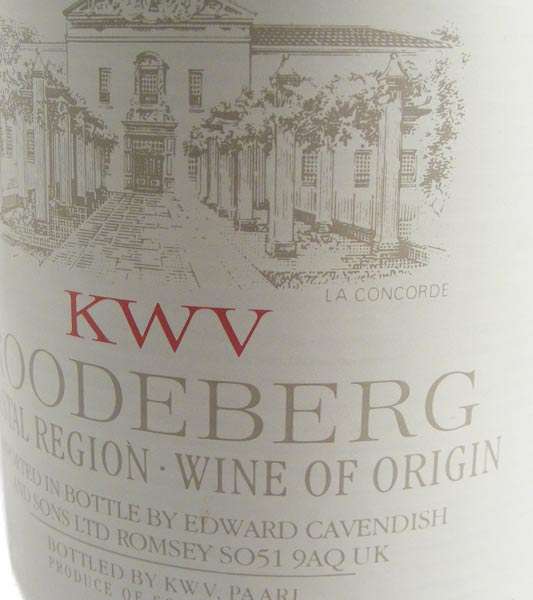 1988 VINTAGE KWV Roodeberg Dry Red Wine - only 1 available