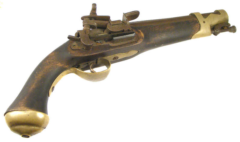 Genuine 1700's Flintlock Pistol - Spanish Royal Guard - 250+ year old fire arm!