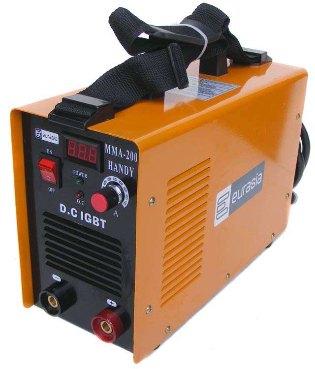 New in box Eurasia 200A Inverter Welder With cables, shield - Light, Portable, 80% Duty Cycle