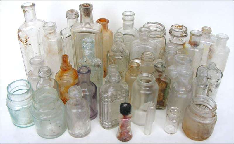 Large Collection of 35+ Vintage and Antique bottles!