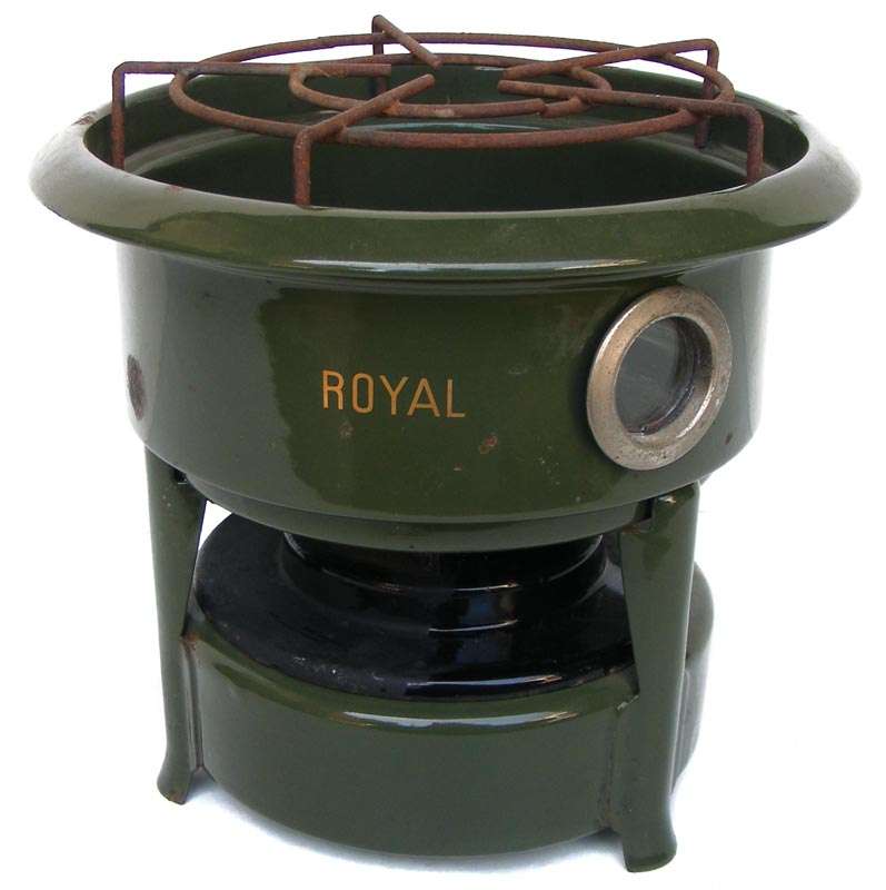Vintage Royal Kampen enamel paraffin stove - good working condition