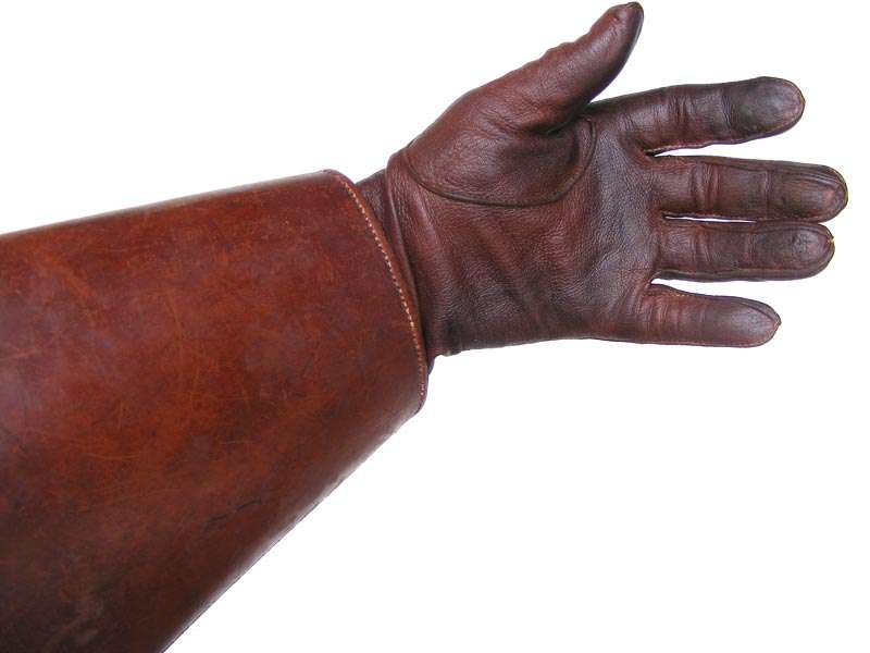 WWII Era Antique Pair of South African Police Leather Gloves -Excellent Condition 1941-1947- Stamped
