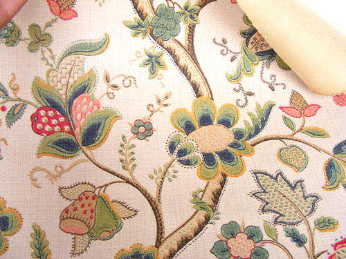 Vintage Lot of 48 Square Meters Quality Sanderson English Made Wallpaper - 9 Rolls - Great find!