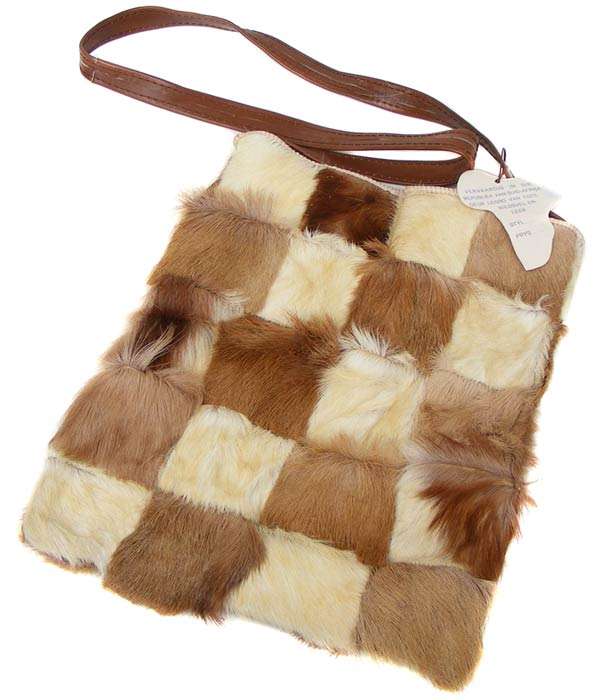 New Hand Made Springbok Hide Shoulder Bags - only 3 available