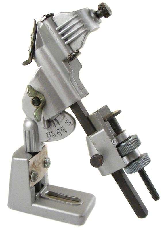 Vintage Quality Drill Bit Sharpening attachment in box with instructions - 3mm - 19mm capacity