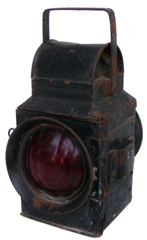 Genuine Old SAR/SAS Railway Lantern - Lenses intact - Nice and Rusty!