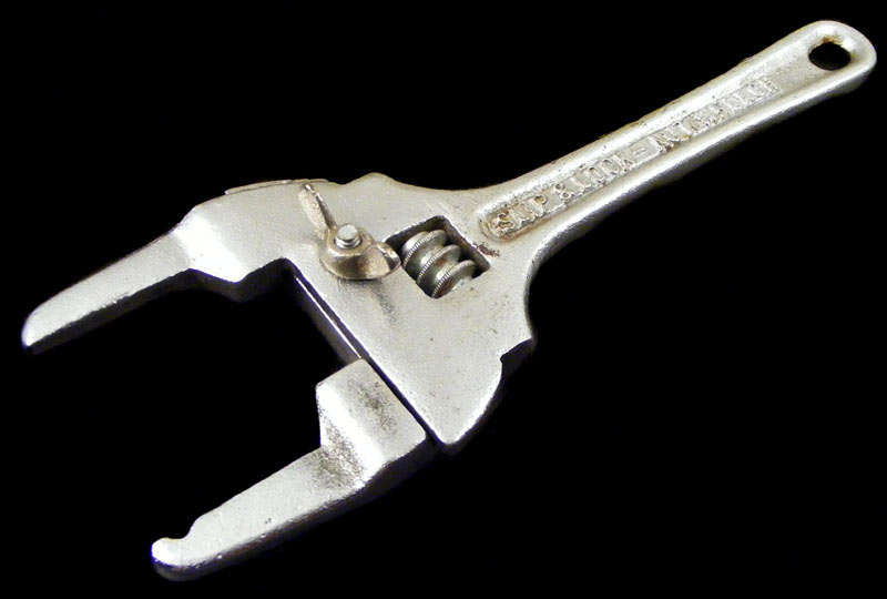 Vintage Slip & Lock Nut Wrench - Weird but handy shifter type wrench