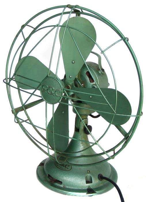 Antique/Vintage GEC Fan in great working condition - Original paint - General Electric - England