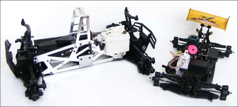 Nanda Raptor 1/8 nitro Monster truck + Acme Condor 1/10 nitro buggy - For parts or project cars