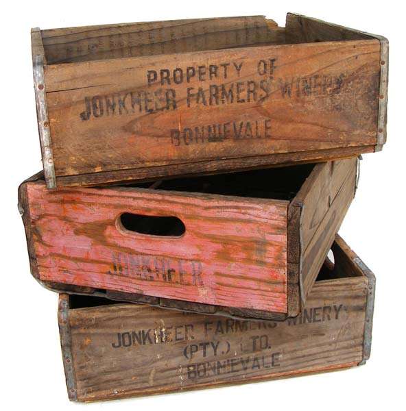 Old Jonkheer wine Crates - Great vintage decor item - 9 available