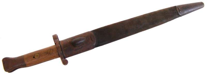 Antique Wilkonson bayonet with scabbard in good condition - WWI? WWII?