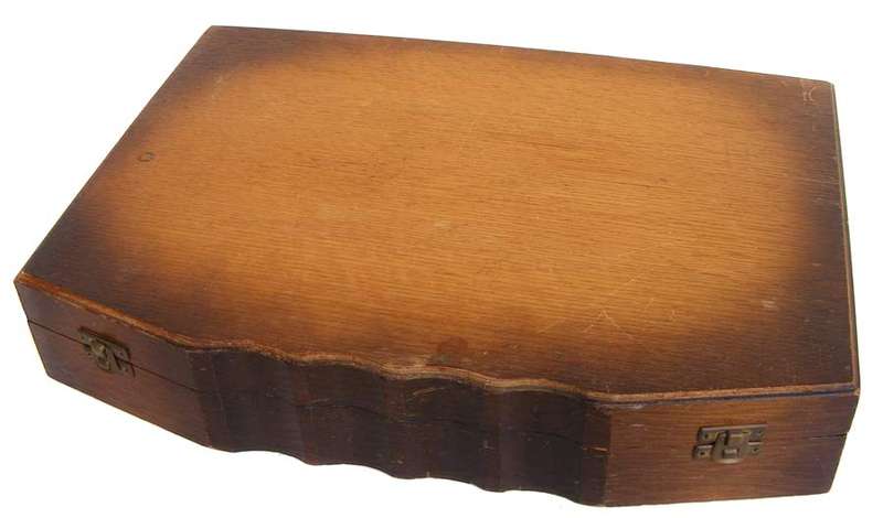 Antique cutlery box - in good condition - use for cutlery or convert!
