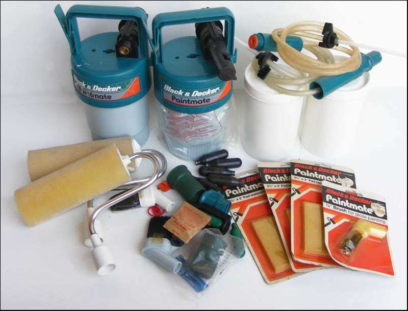 Pair of Black & Decker Paint Mates in excellent condition with accessories
