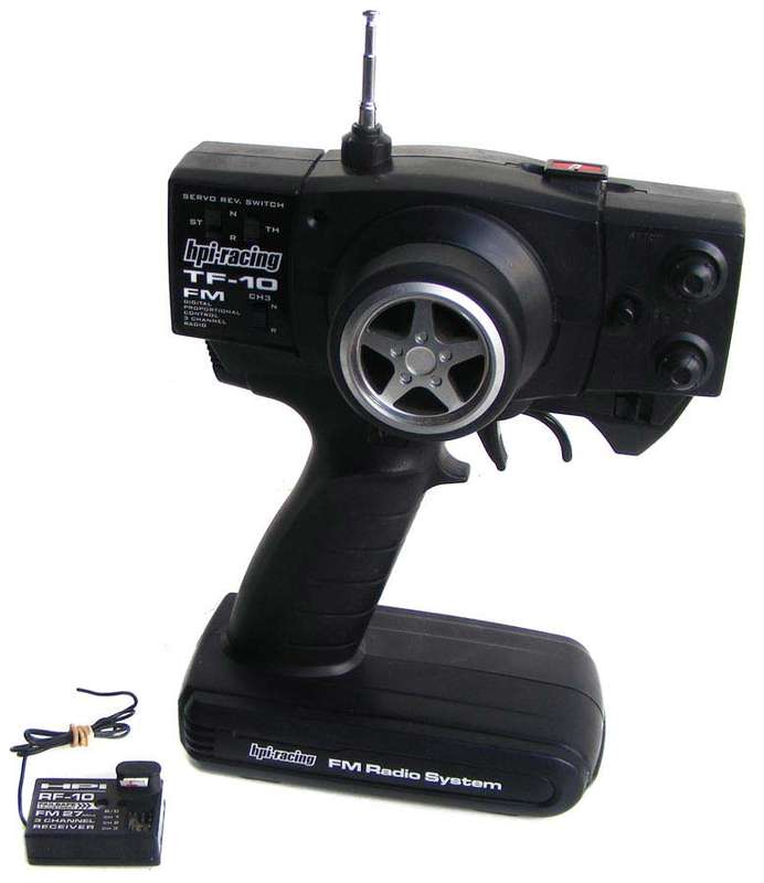 HPI-racing RF-10 3 channel remote control complete with receiver and crystals