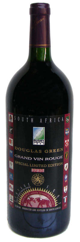 1992 Douglas Green 1.5L Grand Vin Rouge - 1995 Rugby world cup edition