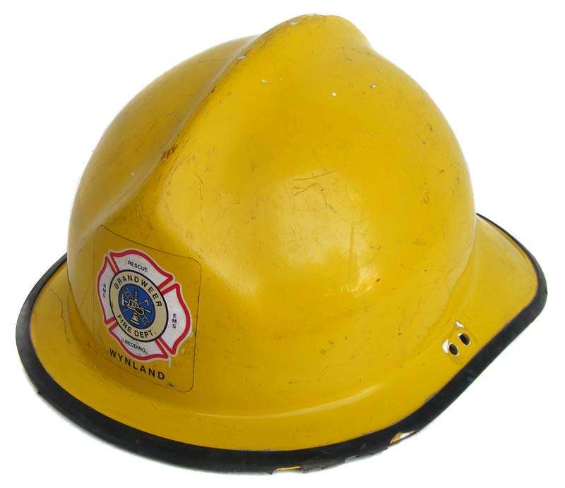 Vintage firefighter's helmet - Wynland Fire Department