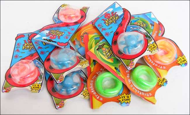 Lot of 10 Roly Polyz sticky spiders and snakes - Stretch, jump, crawl, flip!