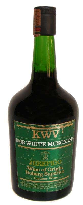 KWV 1968 Muscadel Jerepigo - 47 year old collectors wine