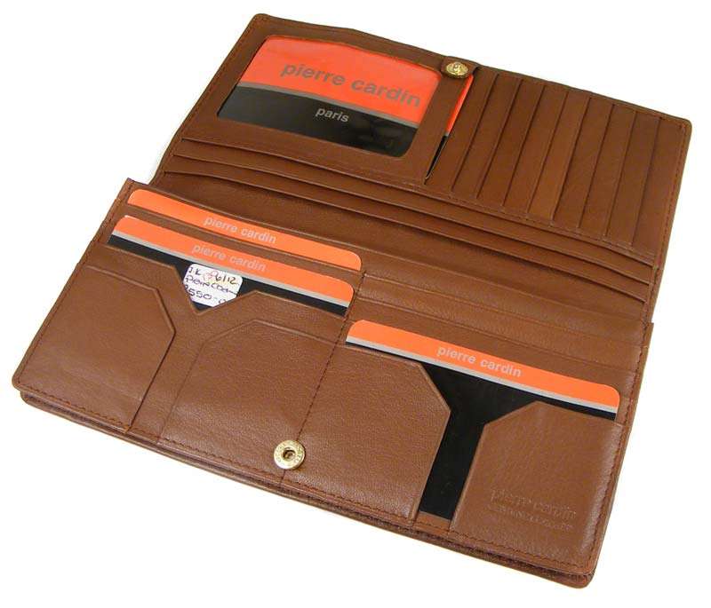New genuine leather Pierre Cardin folder wallet