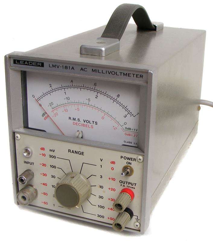 Leader AC millivolt meter - Excellent and 100% working condition