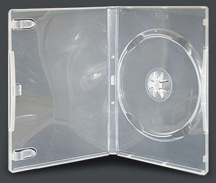 Lot of 100 single clear DVD cases