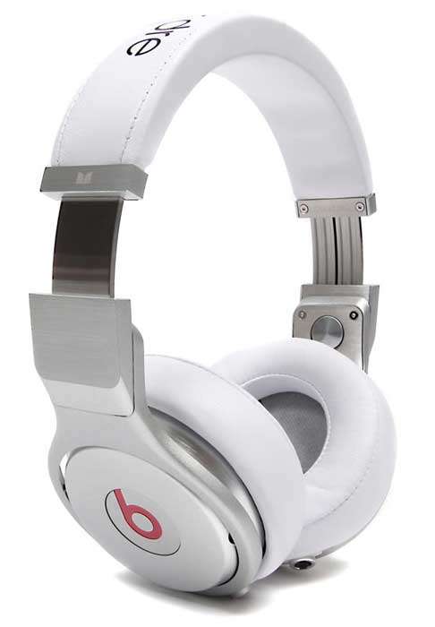 Monster BEATS by Dr Dre PRO HEADPHONES in Cool White! Huge Bargain!