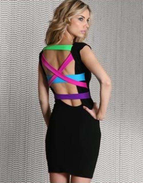 Stunning Black Mini Dress Size Medium