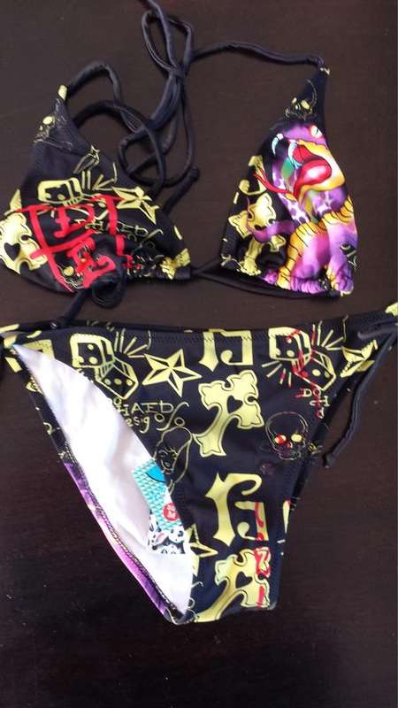 Stunning Ed Hardy bikini Medium