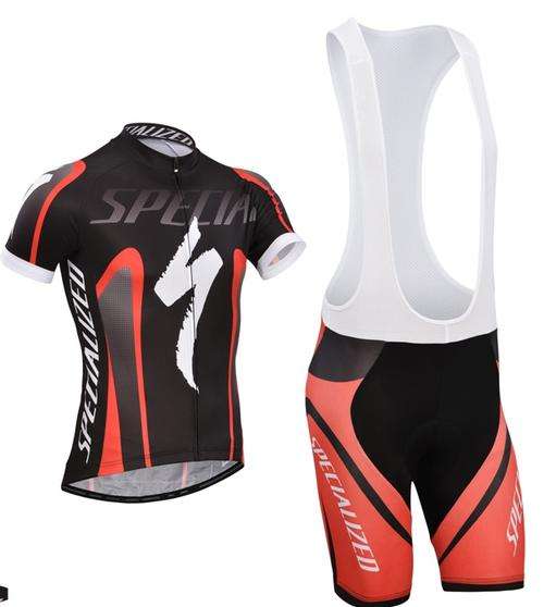 2014 Specialized Black& Red short sleeve cycling jersey and short cycling team