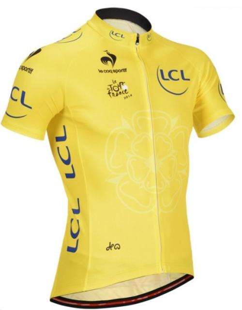 Tour de France Yellow Cycling Jersey