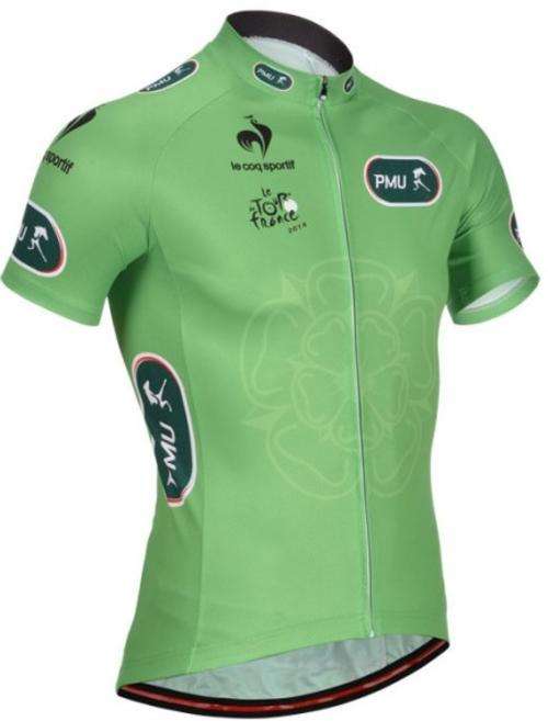 Stock clearance XL tour de France Green Cycling Jersey. Overnight delivery